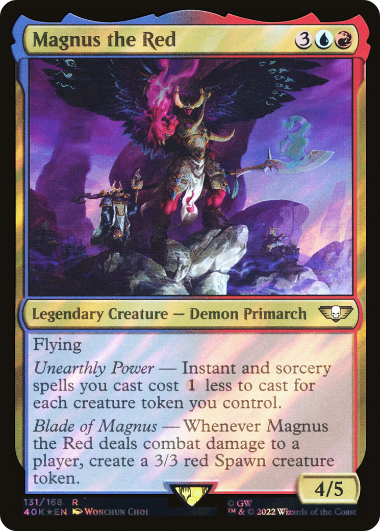 Magnus the Red (40K-131★) [Warhammer 40,000 Commander] Foil MTG Single Wizards of the Coast
