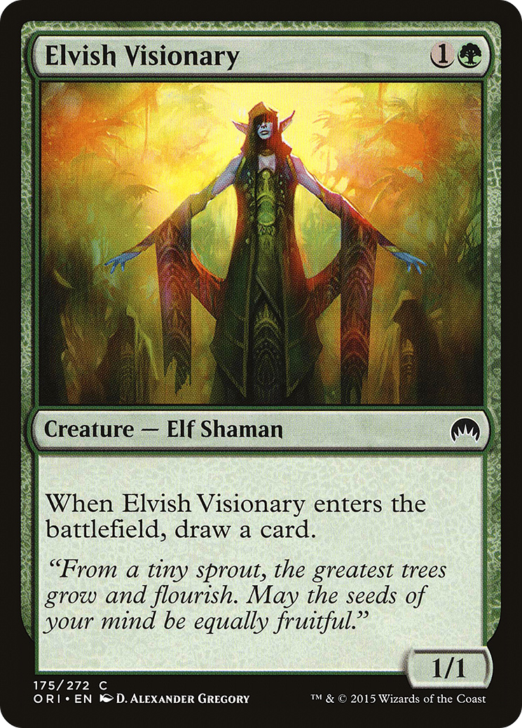 Elvish Visionary (ORI-175) [Magic Origins] MTG Single Wizards of the Coast
