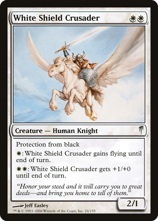 White Shield Crusader (CSP-024) [Coldsnap] MTG Single Wizards of the Coast