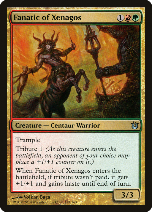 Fanatic of Xenagos (BNG-147) [Born of the Gods] MTG Single Wizards of the Coast