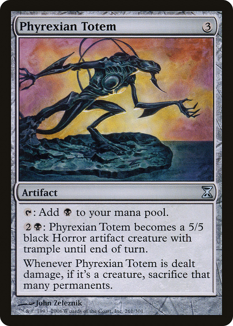 Phyrexian Totem (TSP-261) [Time Spiral] MTG Single Wizards of the Coast