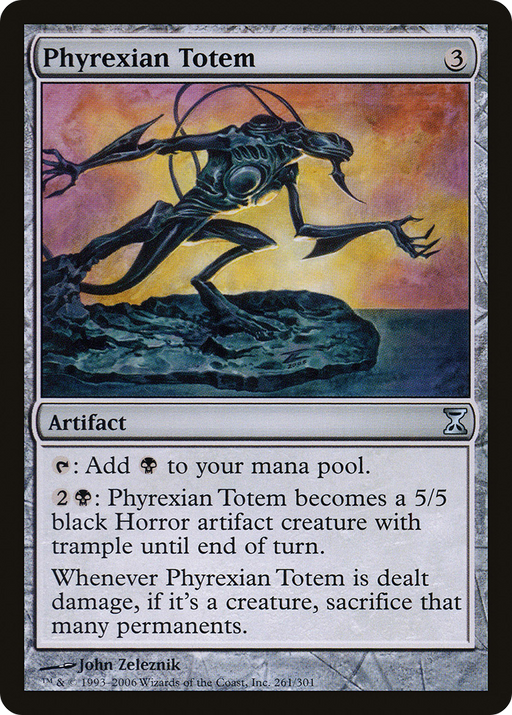 Phyrexian Totem (TSP-261) [Time Spiral] Foil MTG Single Wizards of the Coast