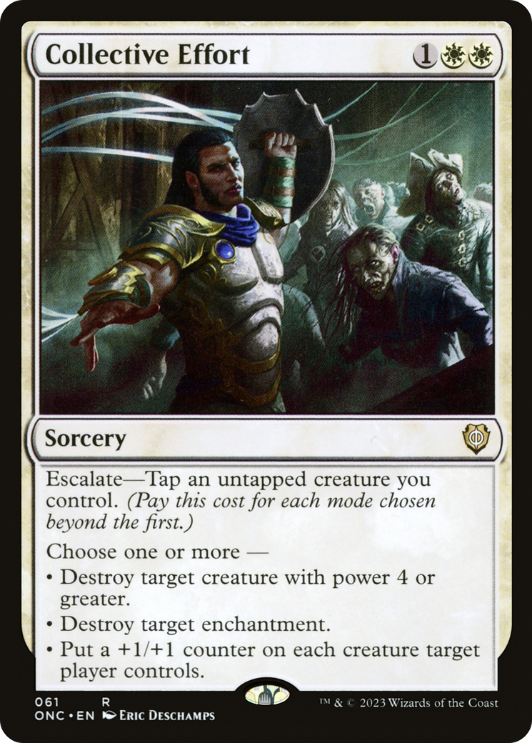 Collective Effort (ONC-061) [Phyrexia: All Will Be One Commander] MTG Single Wizards of the Coast