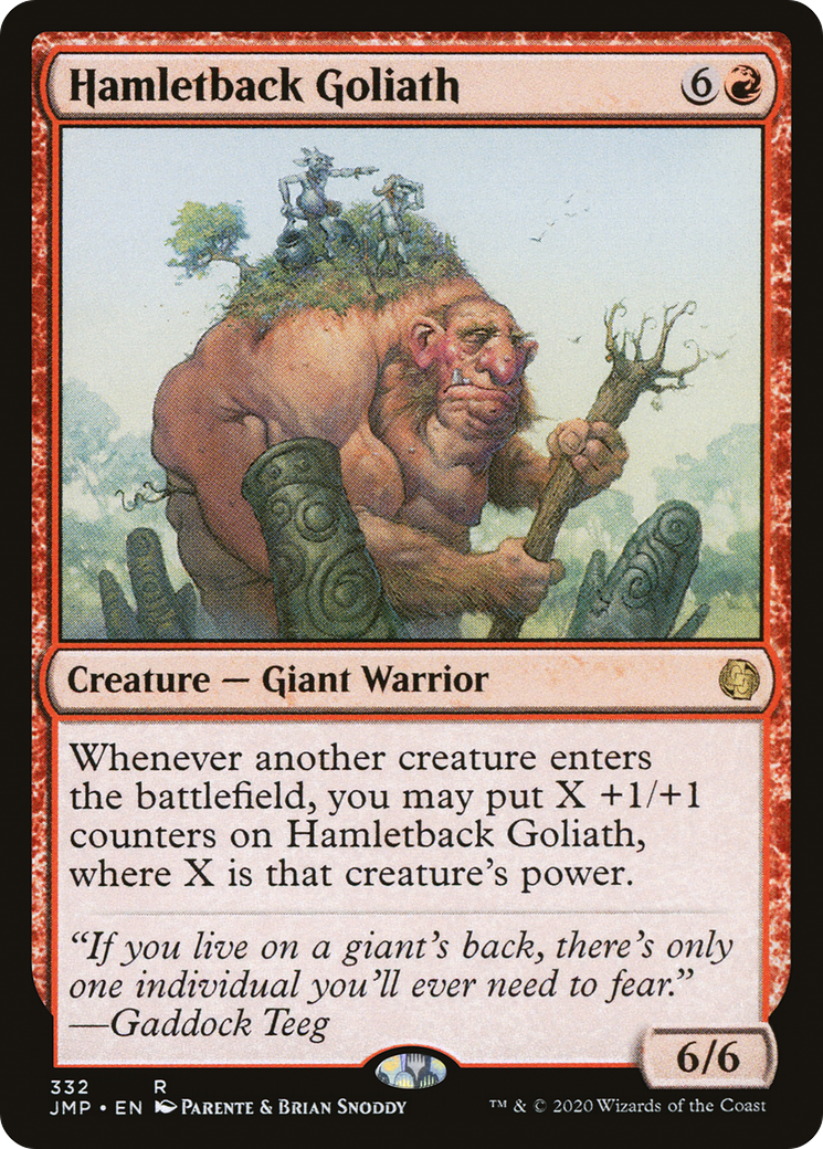 Hamletback Goliath (JMP-332) [Jumpstart] MTG Single Wizards of the Coast