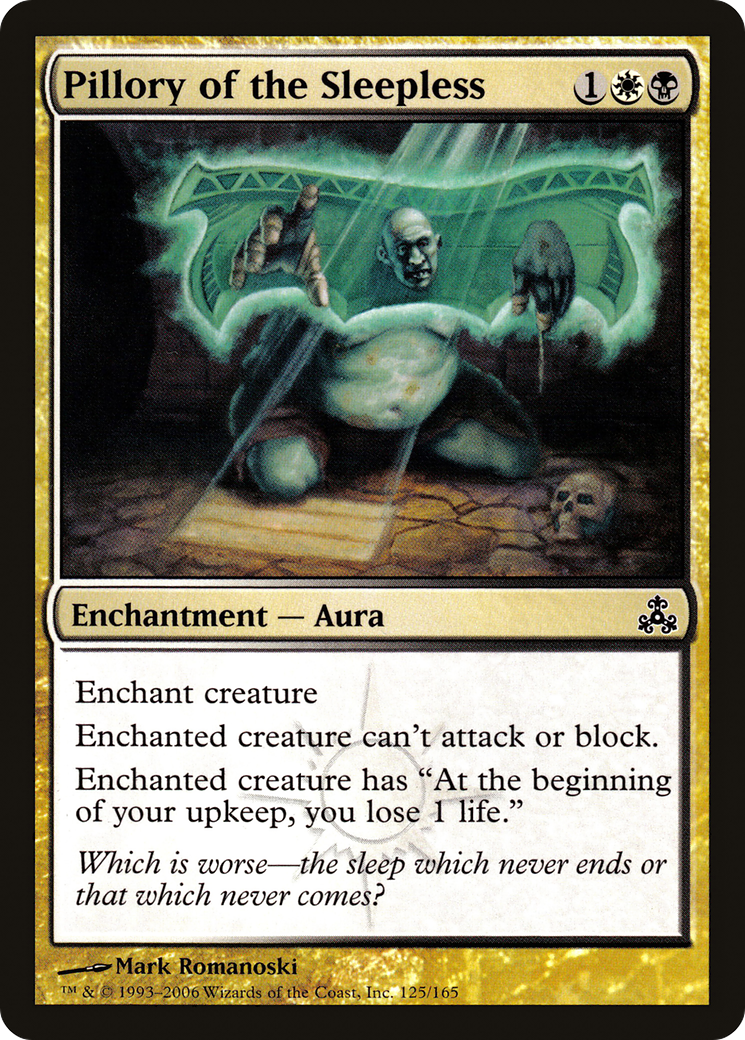 Pillory of the Sleepless (GPT-125) [Guildpact] Foil MTG Single Wizards of the Coast