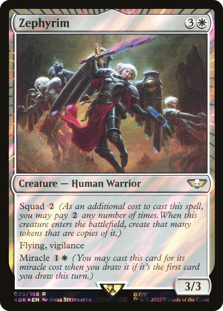 Zephyrim (40K-20★) [Warhammer 40,000 Commander] Foil MTG Single Wizards of the Coast
