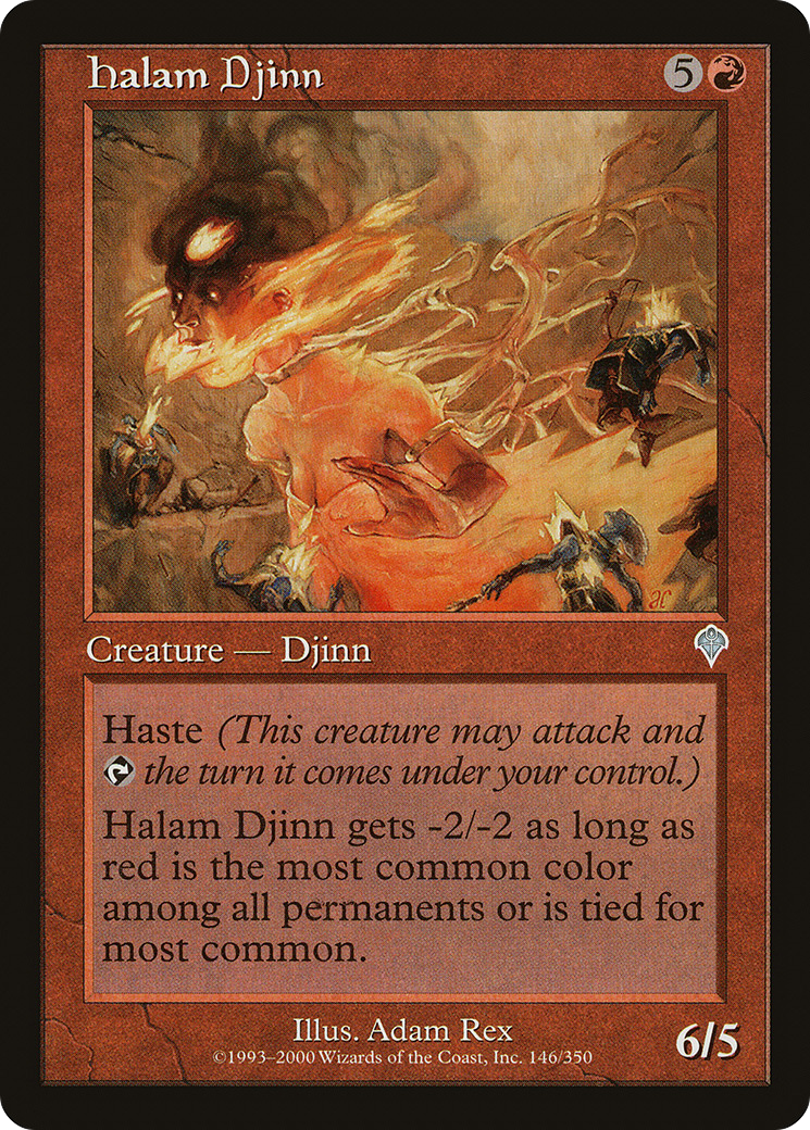 Halam Djinn [Invasion] MTG Single Magic: The Gathering