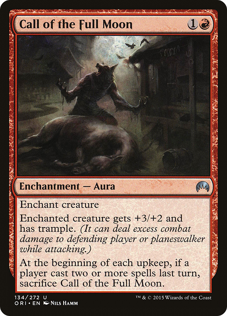 Call of the Full Moon (ORI-134) [Magic Origins] MTG Single Wizards of the Coast