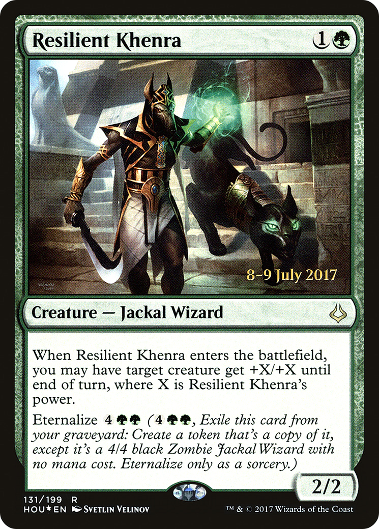 Resilient Khenra (PRE-131) [Hour of Devastation Promos] Foil MTG Single Wizards of the Coast