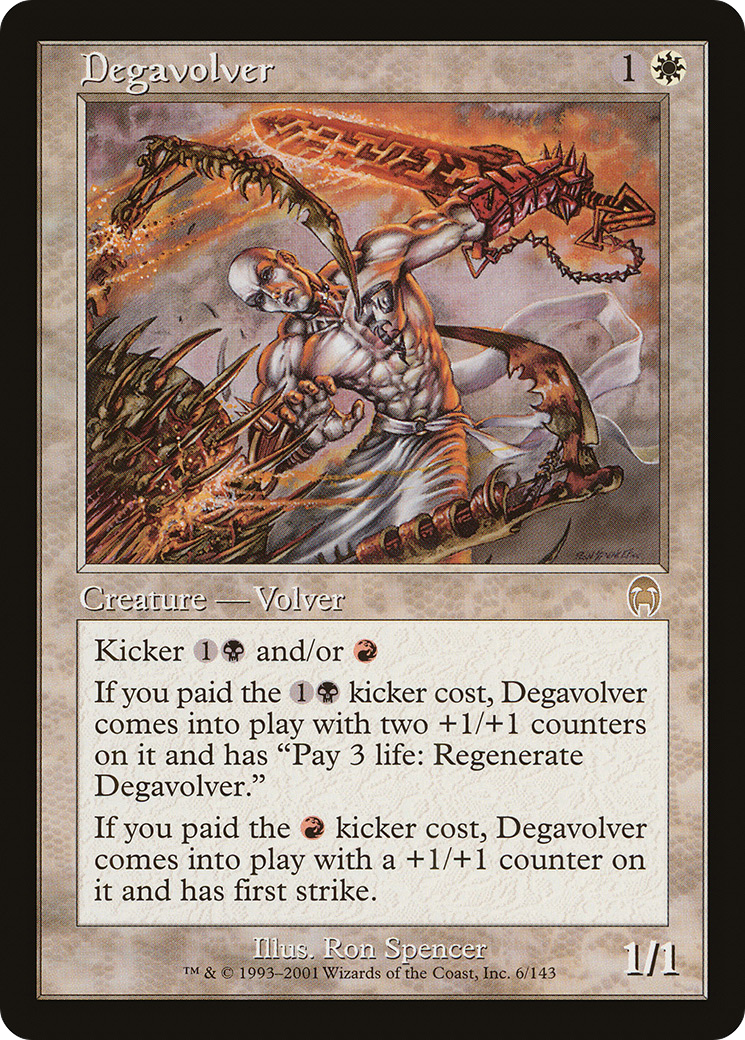 Degavolver (APC-006) [Apocalypse] Foil MTG Single Wizards of the Coast