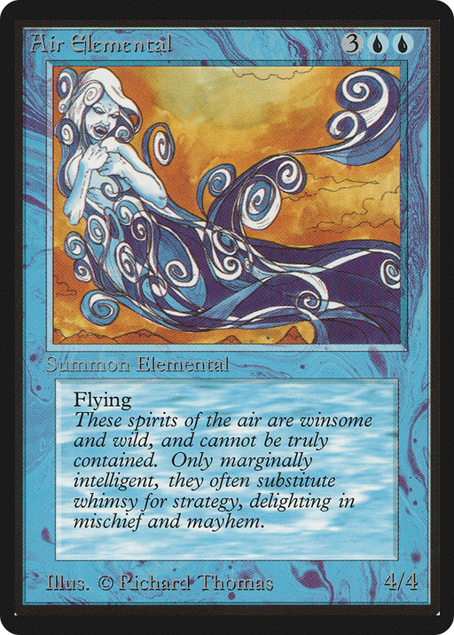 Air Elemental (LEB-) [Oldschool] Limited Edition Beta MTG Single Wizards of the Coast