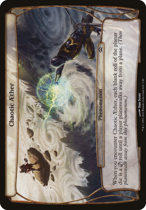 Chaotic Aether (Planechase 2012) (OVER-001) [Oversized] Planechase 2012 Planes Foil MTG Single Wizards of the Coast