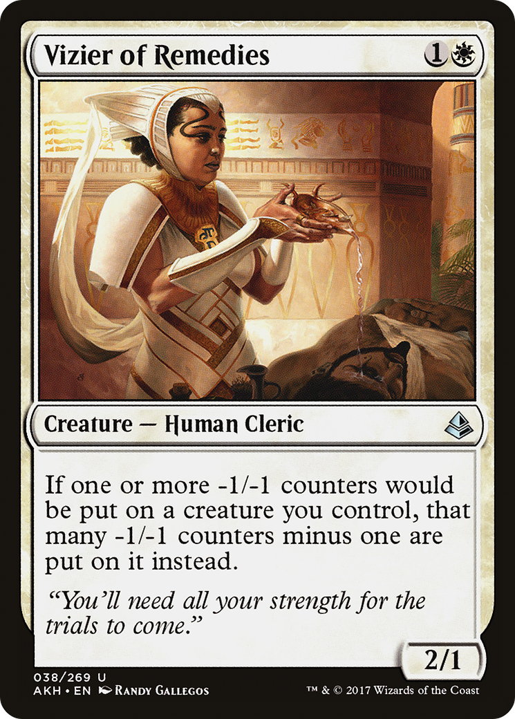 Vizier of Remedies (AKH-038) [Amonkhet] MTG Single Wizards of the Coast