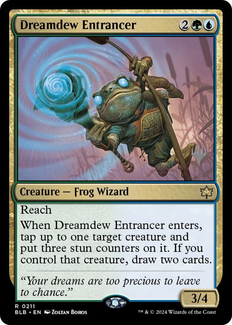 Dreamdew Entrancer (PPBLB-211) [Bloomburrow Promos] Foil MTG Single Wizards of the Coast