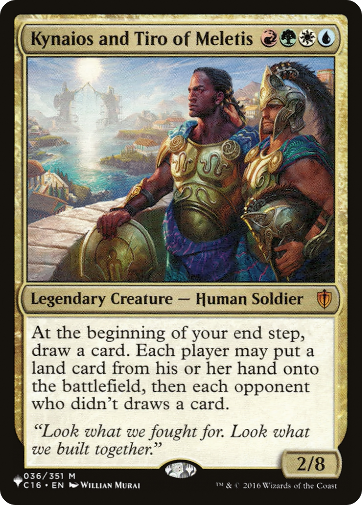 Kynaios and Tiro of Meletis (LIST-C16-36) [Mystery Booster] The List Reprints MTG Single The List Reprints