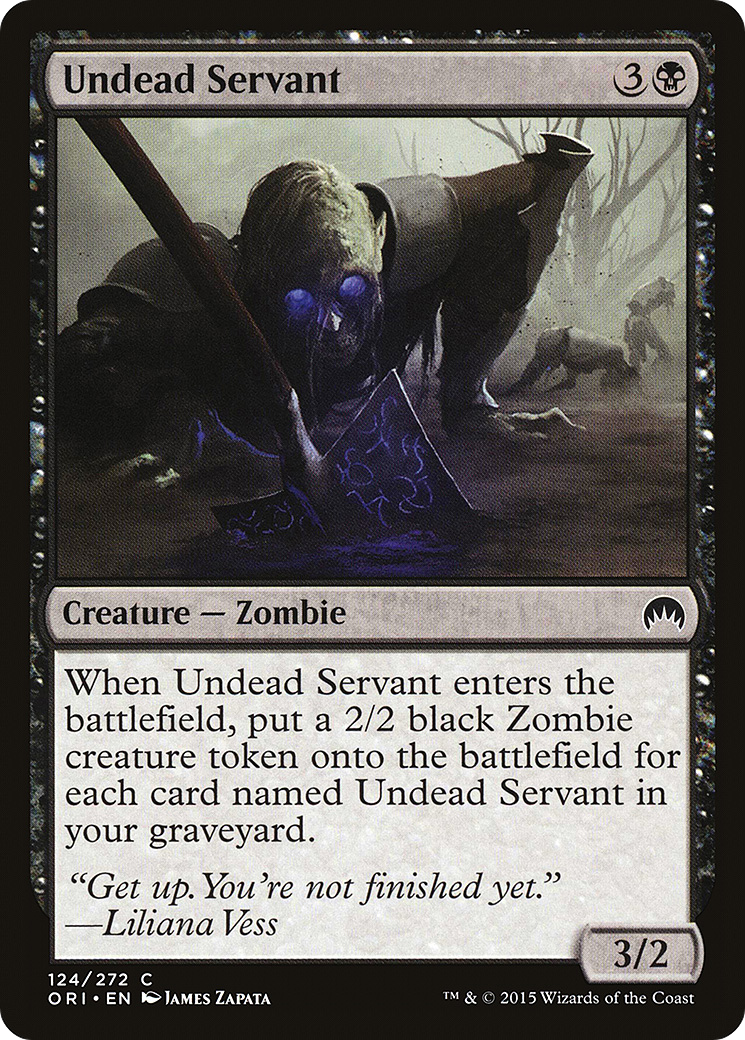 Undead Servant (ORI-124) [Magic Origins] Foil MTG Single Wizards of the Coast