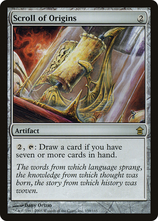 Scroll of Origins (SOK-159) [Saviors of Kamigawa] MTG Single Wizards of the Coast