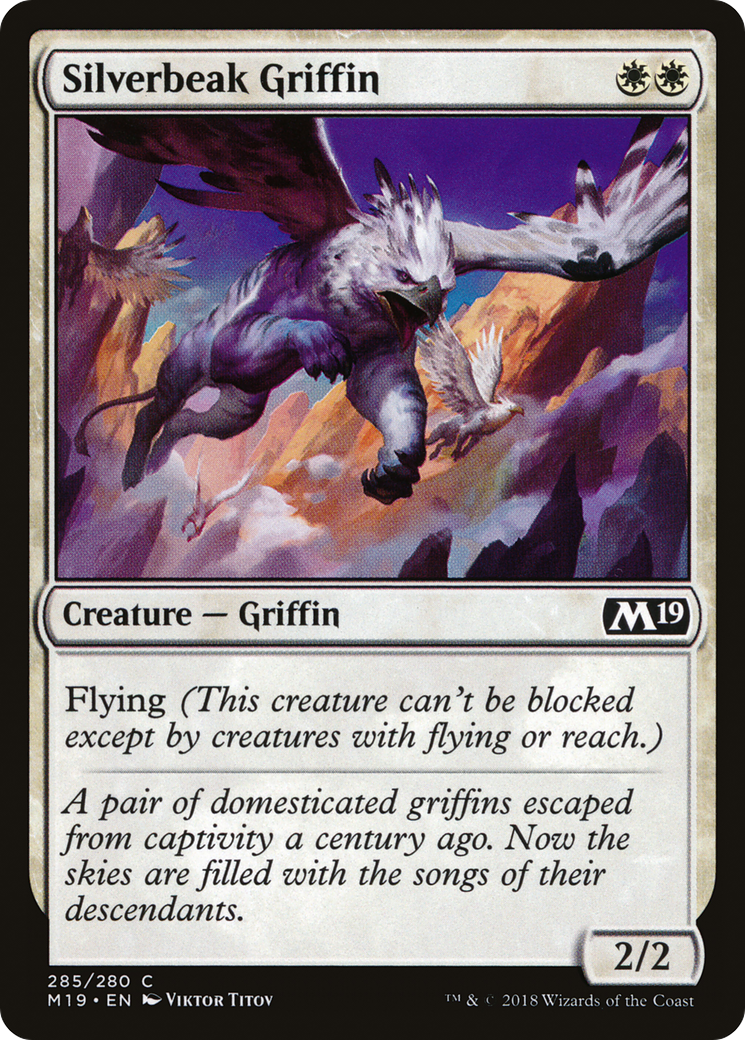 Silverbeak Griffin [Core Set 2019] MTG Single Magic: The Gathering   