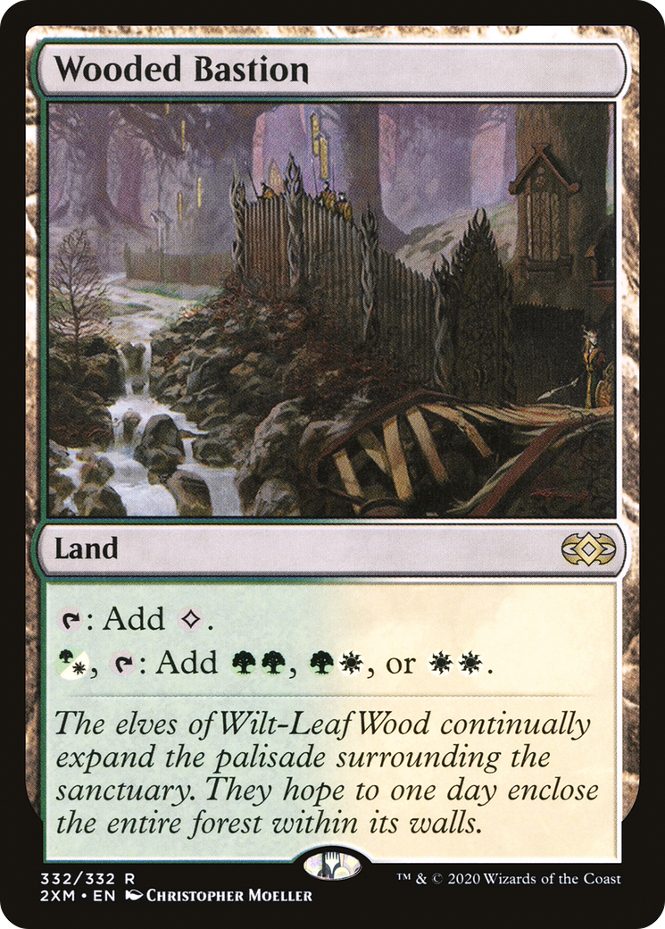 Wooded Bastion (2XM-332) [Double Masters] MTG Single Wizards of the Coast