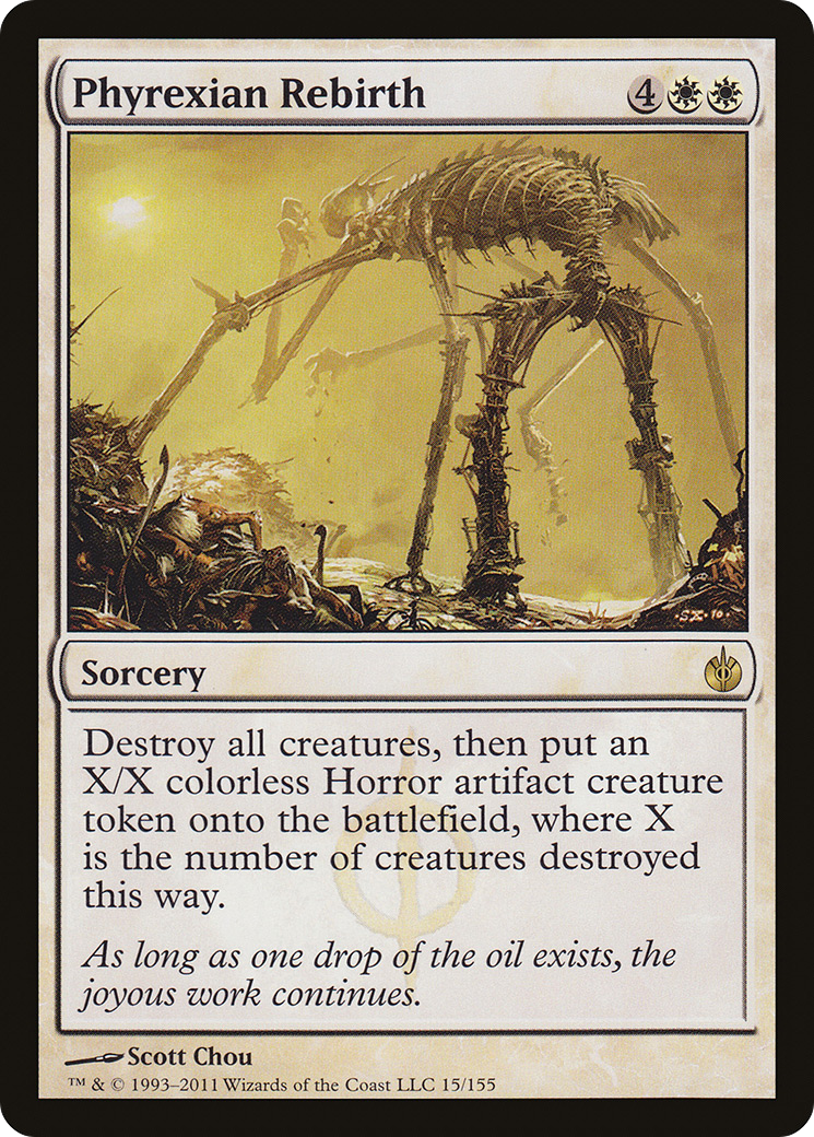 Phyrexian Rebirth (MBS-015) [Mirrodin Besieged] Foil MTG Single Wizards of the Coast