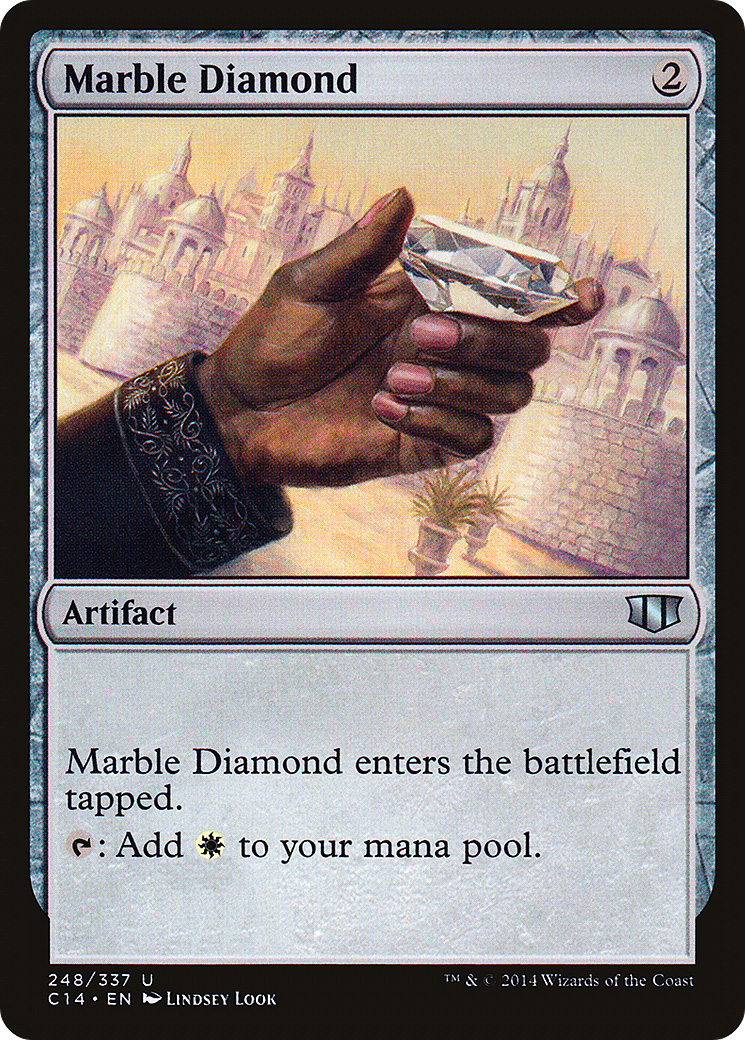 Marble Diamond [Commander 2014] MTG Single Magic: The Gathering