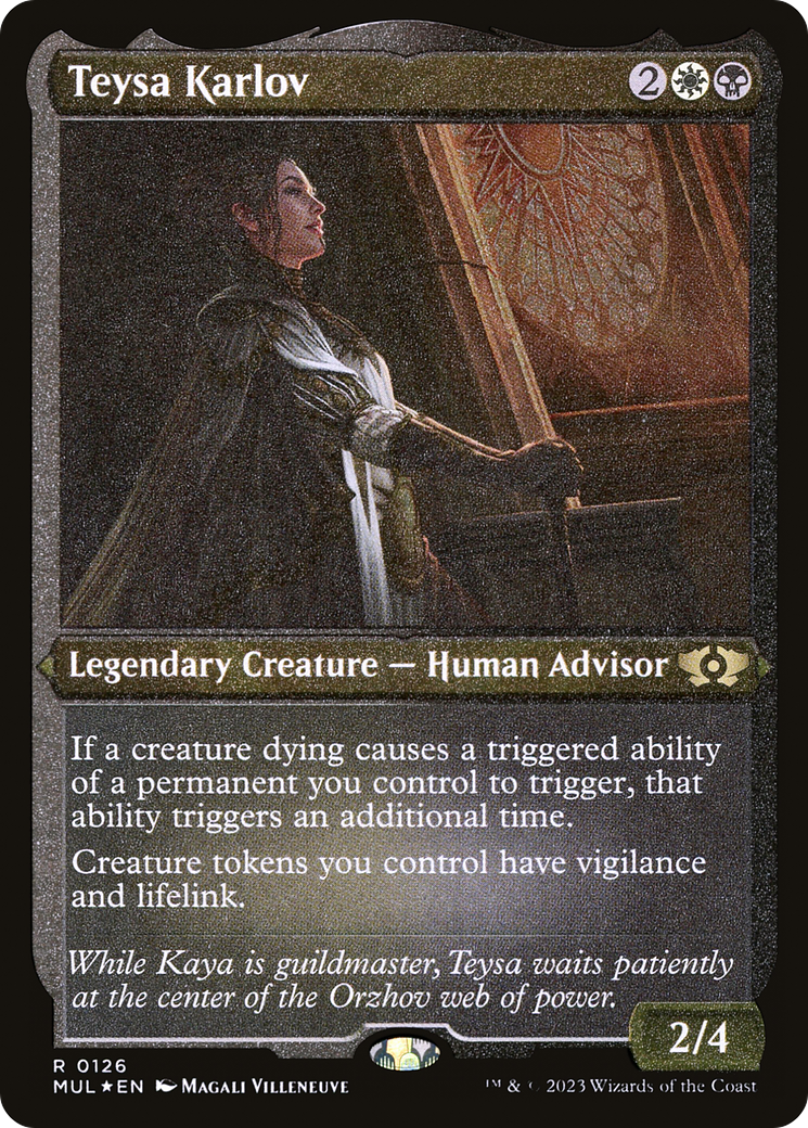 Teysa Karlov (Foil Etched) (MUL-126) [Multiverse Legends] Foil MTG Single Wizards of the Coast