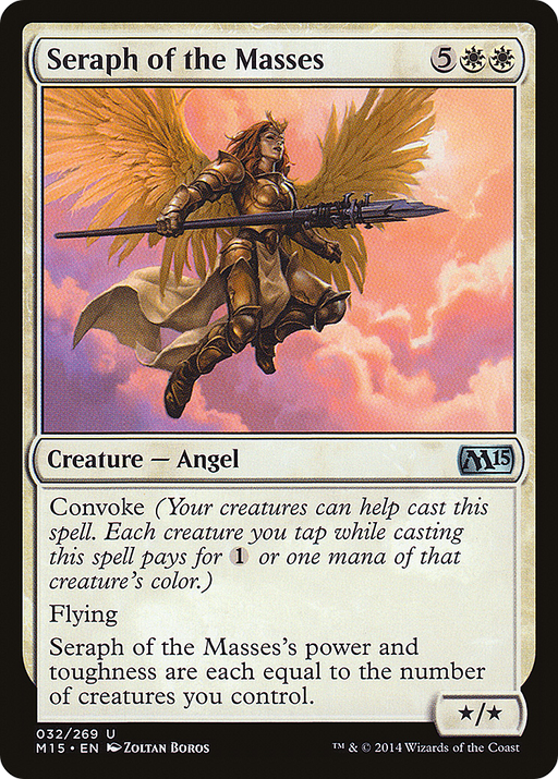 Seraph of the Masses (M15-032) [Magic 2015] Foil MTG Single Wizards of the Coast