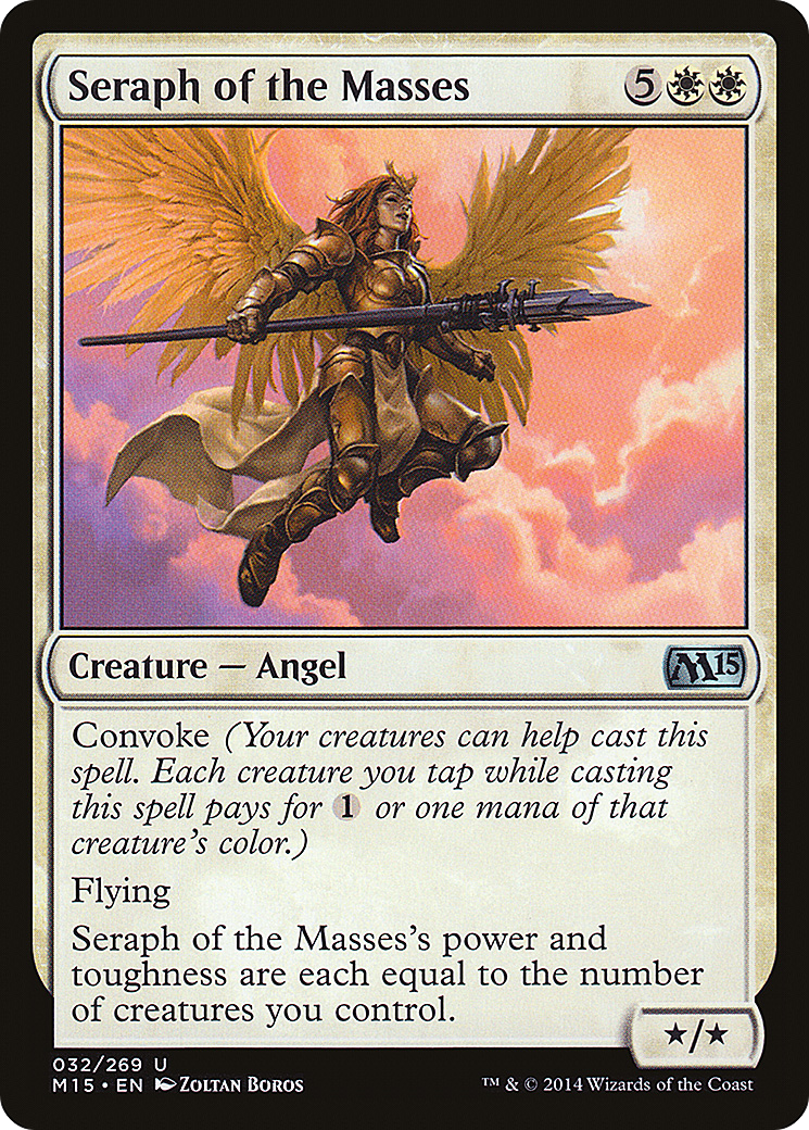 Seraph of the Masses (M15-032) [Magic 2015] MTG Single Wizards of the Coast