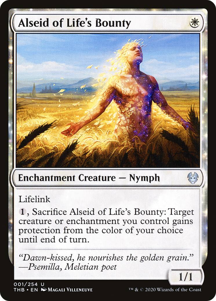 Alseid of Life's Bounty (THB-001) [Theros Beyond Death] MTG Single Wizards of the Coast