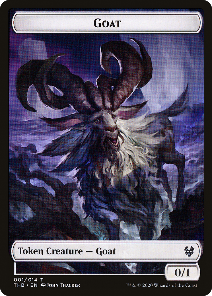 Goat (THB-001) [Tokens] Theros Beyond Death Tokens MTG Single Wizards of the Coast