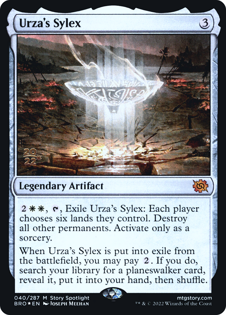 Urza's Sylex (PRE-40S) [The Brothers' War Promos] Foil MTG Single Wizards of the Coast