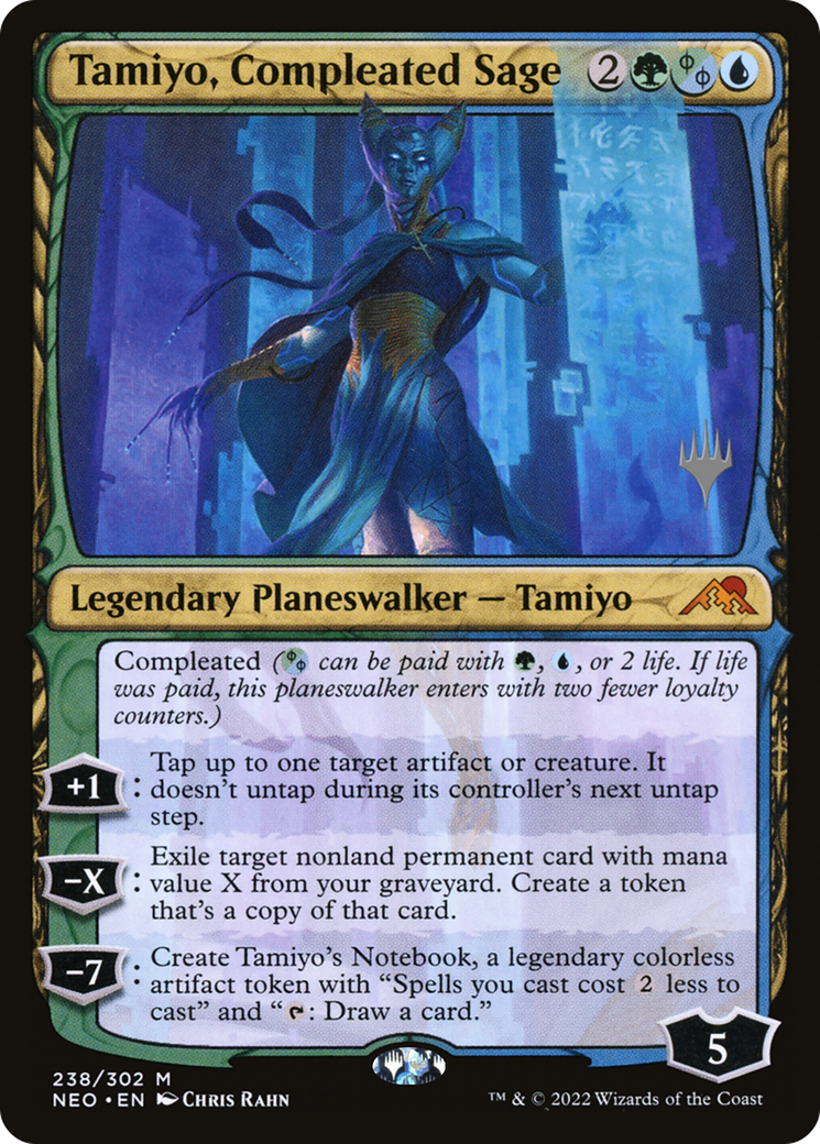Tamiyo, Compleated Sage (PPNEO-238) [Kamigawa: Neon Dynasty Promos] MTG Single Wizards of the Coast