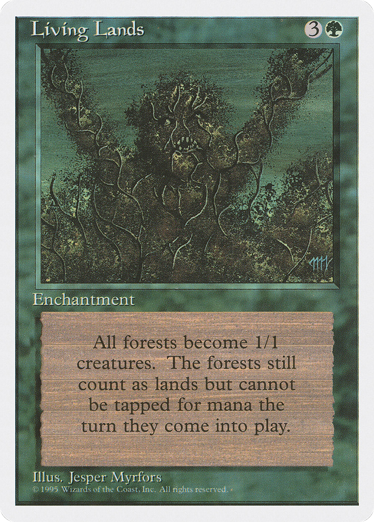 Living Lands (4ED-260) [Fourth Edition] MTG Single Wizards of the Coast