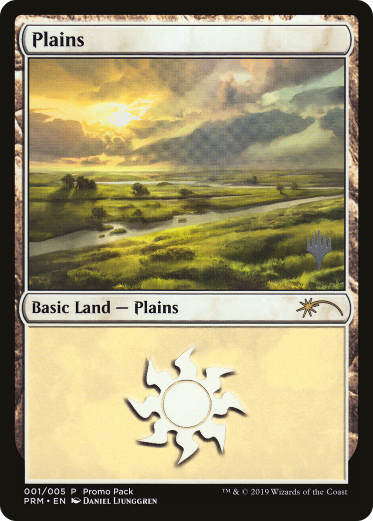 Plains (PPM20-001) [M20 Promo Packs] MTG Single Wizards of the Coast