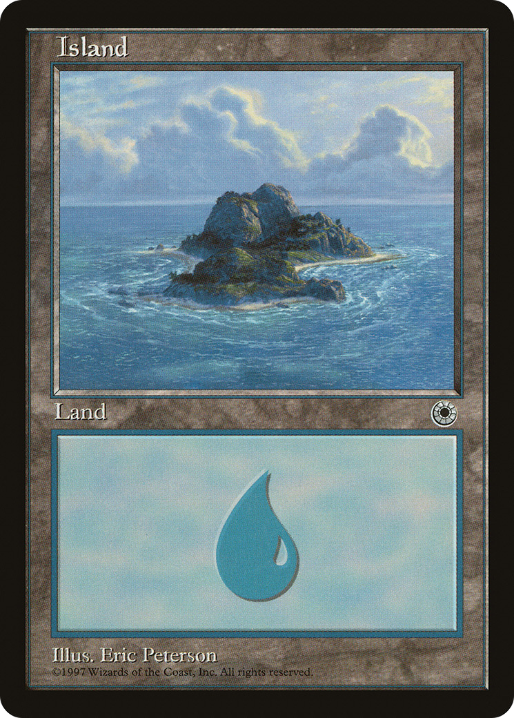Island (POR-202) [Misc] Portal MTG Single Wizards of the Coast