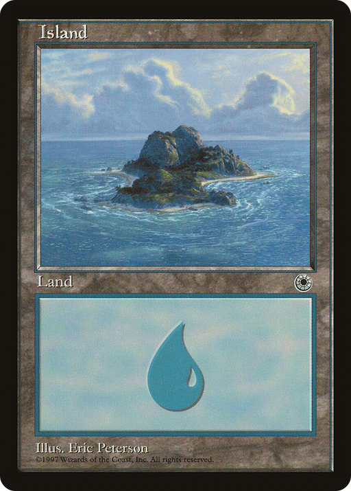 Island (POR-202) [Misc] Portal MTG Single Wizards of the Coast