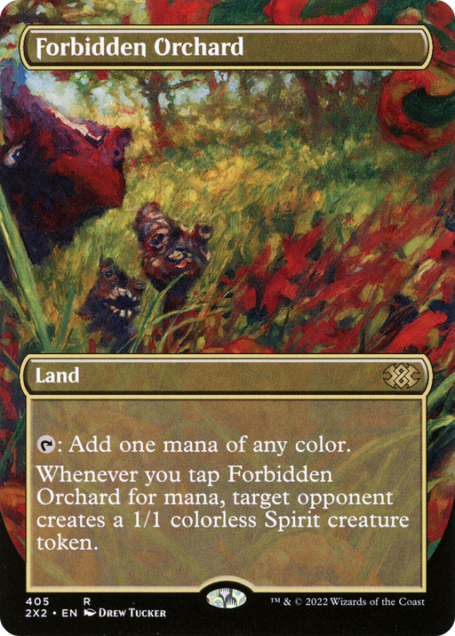 Forbidden Orchard (2X2-405) [Double Masters 2022] (Borderless) MTG Single Wizards of the Coast