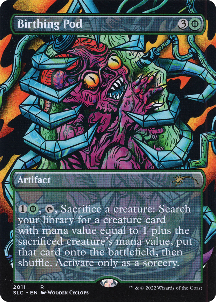 Birthing Pod (SLC-2011) [Secret Lair] Countdown Kit (Borderless) MTG Single Wizards of the Coast