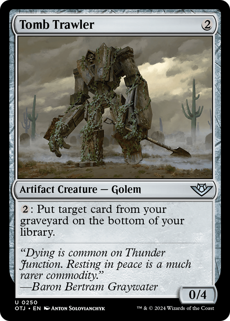 Tomb Trawler (OTJ-250) [Outlaws of Thunder Junction] Foil MTG Single Wizards of the Coast