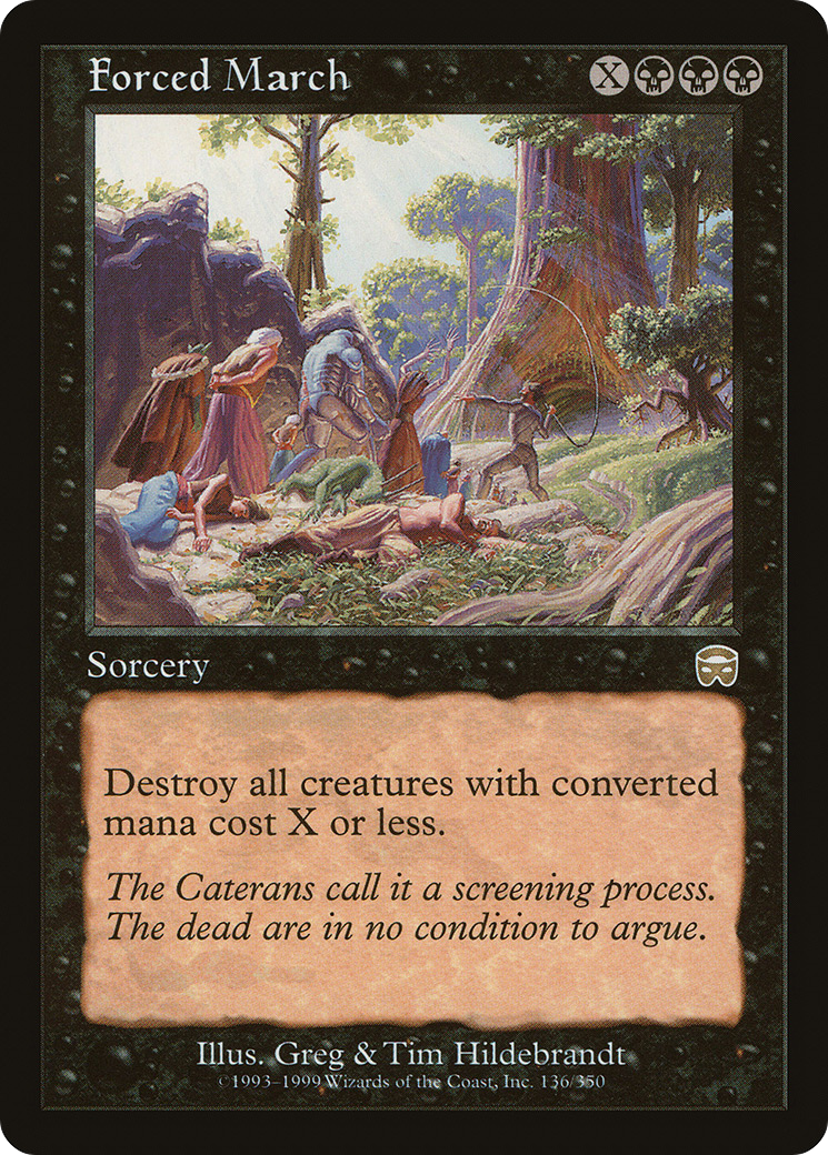 Forced March (MMQ-136) [Mercadian Masques] Foil MTG Single Wizards of the Coast
