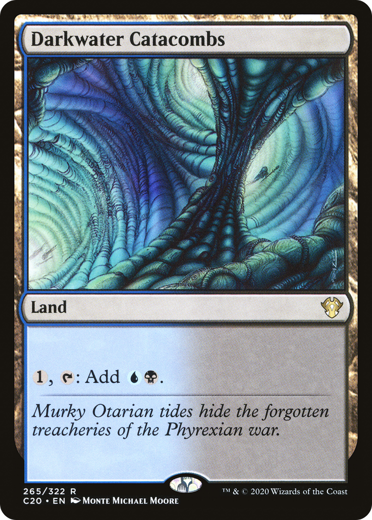 Darkwater Catacombs (C20-265) [Commander 2020] MTG Single Wizards of the Coast