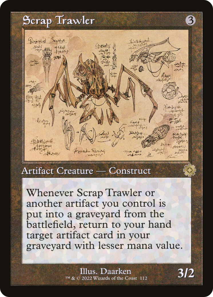 Scrap Trawler (Schematic) (BRR-112) [The Brothers' War Retro Artifacts] MTG Single Wizards of the Coast