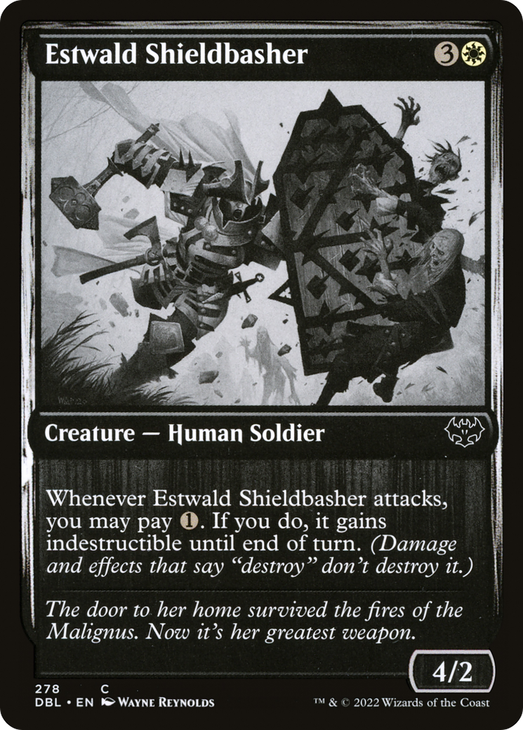 Estwald Shieldbasher (DBL-278) [Innistrad: Double Feature] MTG Single Wizards of the Coast
