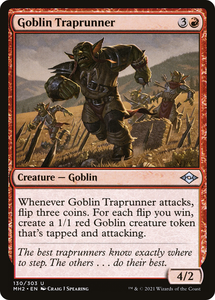 Goblin Traprunner (MH2-130) [Modern Horizons 2] Foil MTG Single Modern Horizons 2