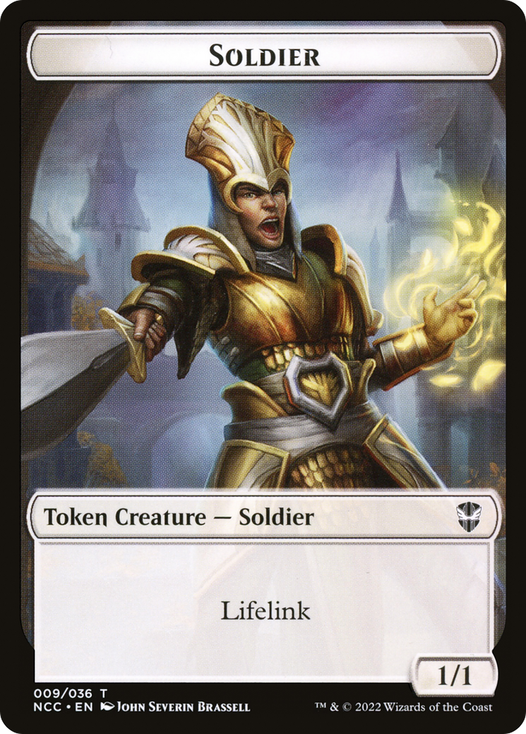 Soldier (TNCC-009) [Tokens] New Capenna Commander Tokens MTG Single Wizards of the Coast