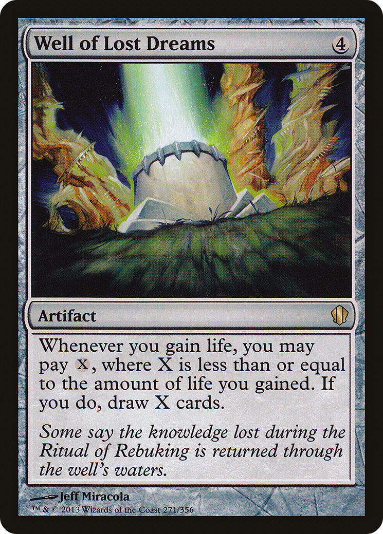 Well of Lost Dreams (C13-271) [Commander 2013] MTG Single Wizards of the Coast