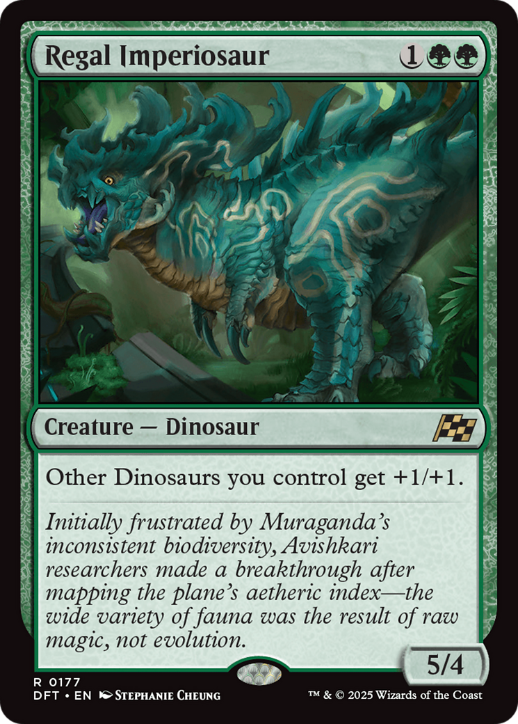 Regal Imperiosaur (DFT-177) [Aetherdrift] MTG Single Wizards of the Coast