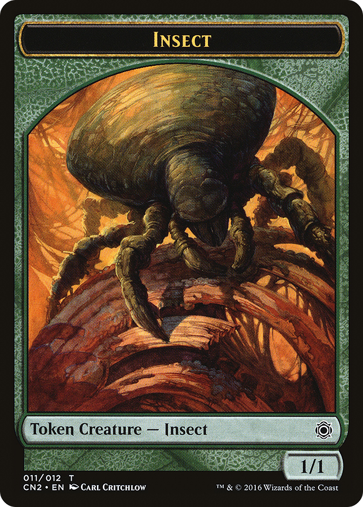 Insect Token [Conspiracy: Take the Crown Tokens] MTG Single Magic: The Gathering