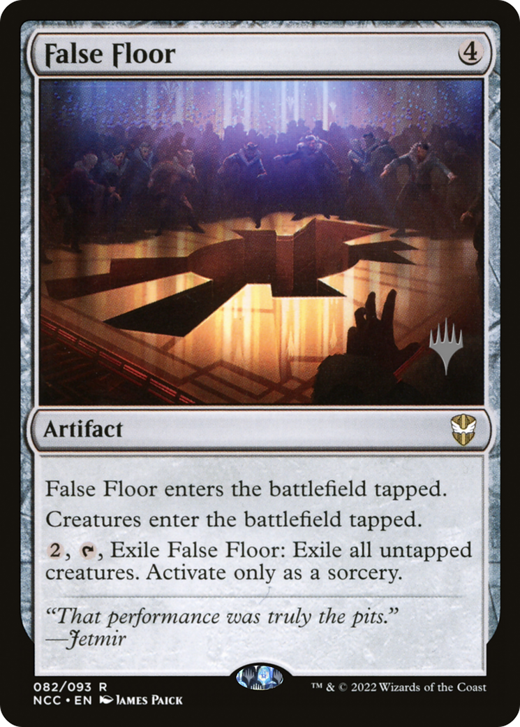 False Floor (PPSNC-82P) [New Capenna Commander Promos] Foil MTG Single Wizards of the Coast