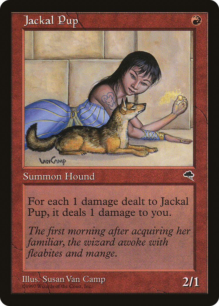 Jackal Pup (TMP-183) [Tempest] MTG Single Wizards of the Coast